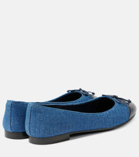 Tory Burch - Women's Cap-toe Quilted Ballet Flats