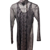 Petit Pois By Viviana G - Women's Two-piece Mesh Turtleneck Dress