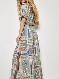 Apricot - Folk Patchwork Wide Leg Trousers