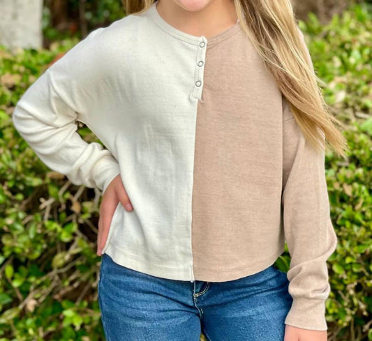 Vintage Havana - Tweens Star Henley Top