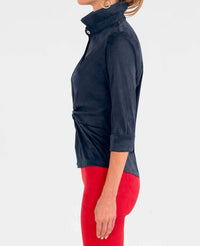 Gretchen Scott - Twist and Shout Ultra Suede Top