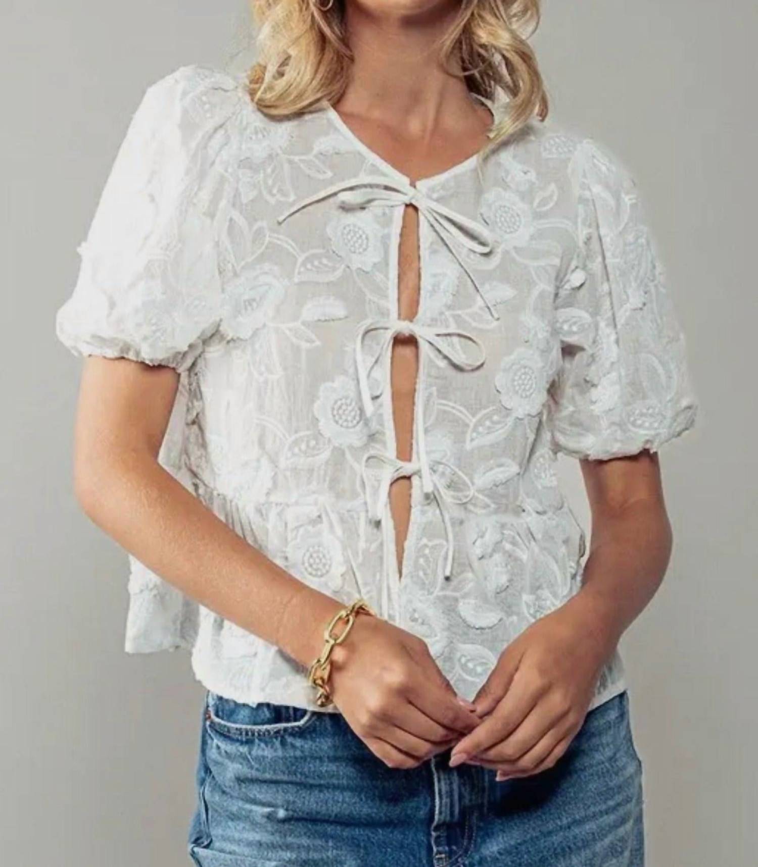 Urban Daizy - Grace Puff Sleeve Top