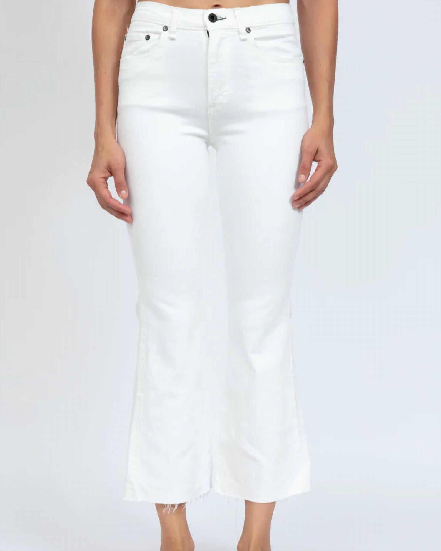 Askk Ny - Geek Crop Flared Leg Pants