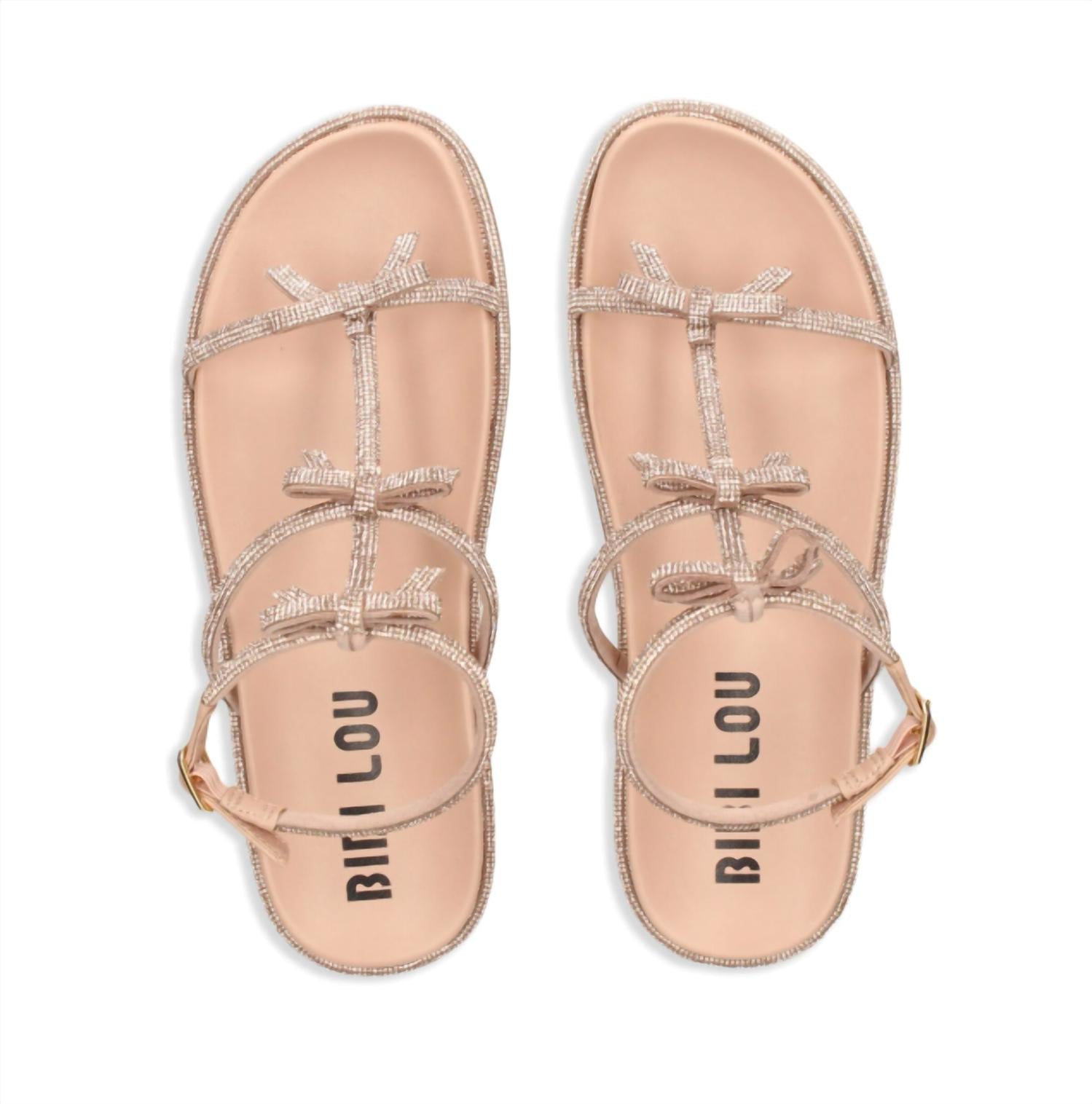 Bibi Lou Women's Abby Ankle Strap Sandals in nude - women's sandal - view 4