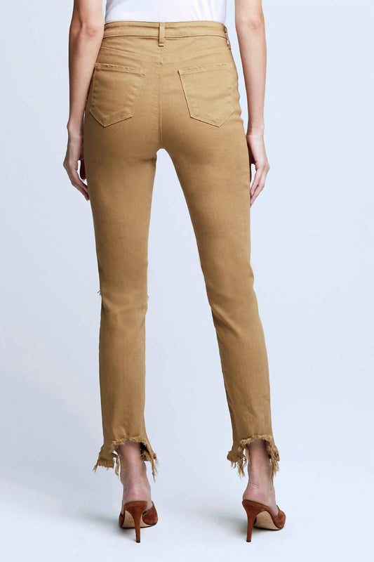 L'Agence - High Line High Rise Skinny Destroyed Jeans