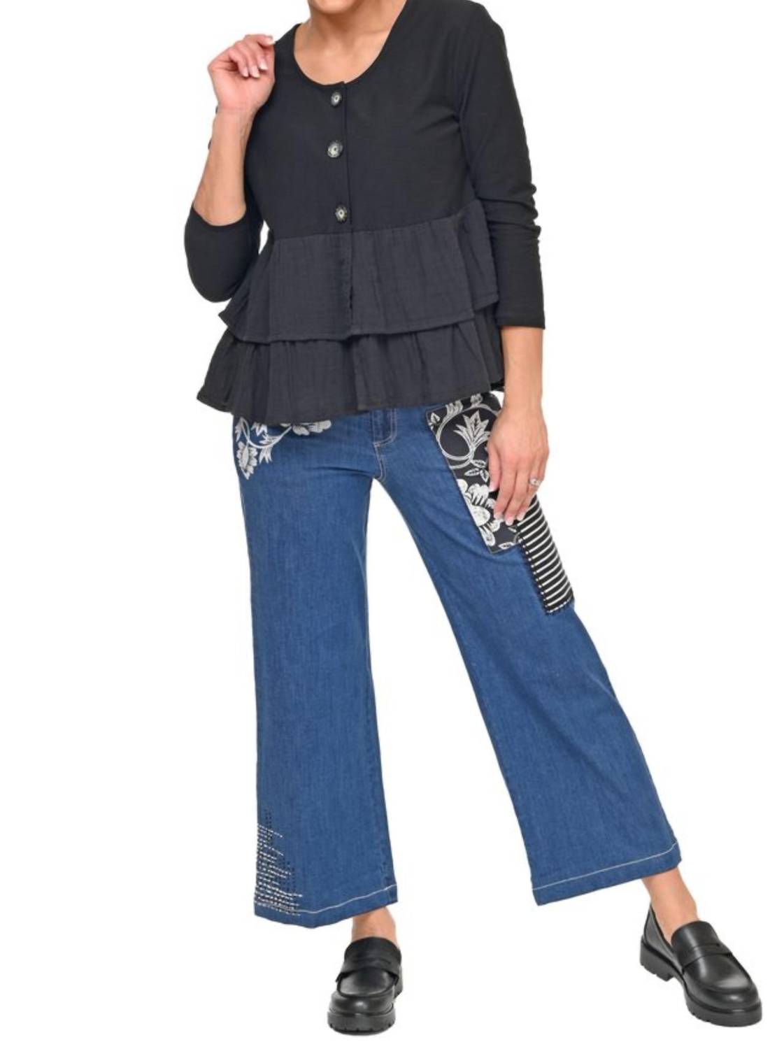 Tulip Clothing - Cherub Scoop Neck Cardigan