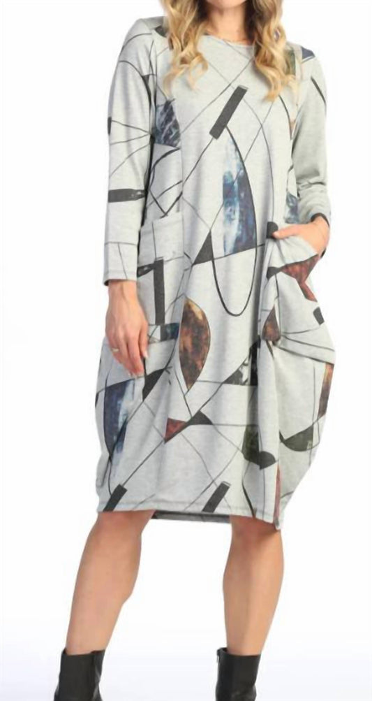 Jess & Jane - Curious Fleece Lantern Dress
