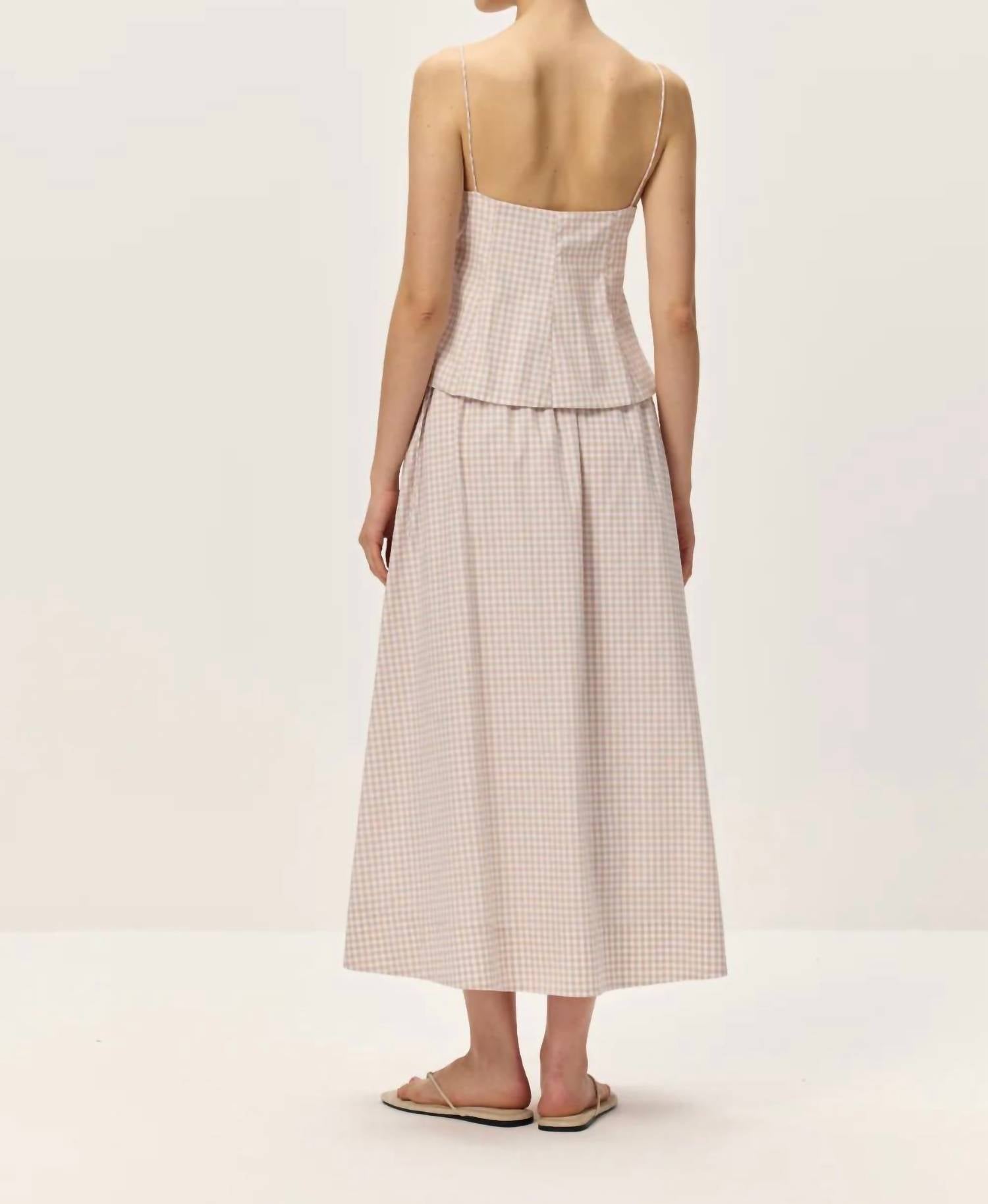 Elodie - Vionnet Gingham Top