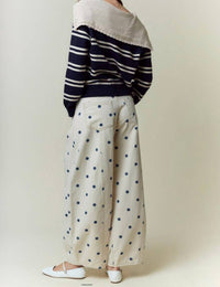 Peach Love - Simply Spotted Denim Pants
