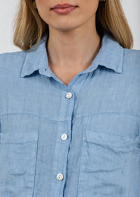 Elliott Lauren - Effie Short Sleeve Linen Shirt