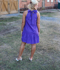 Joy Joy - Christine Halter Neck Mini Dress