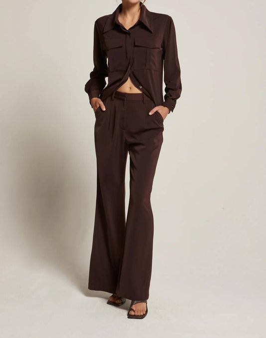 Crescent - Neveah Cargo Button Up Top