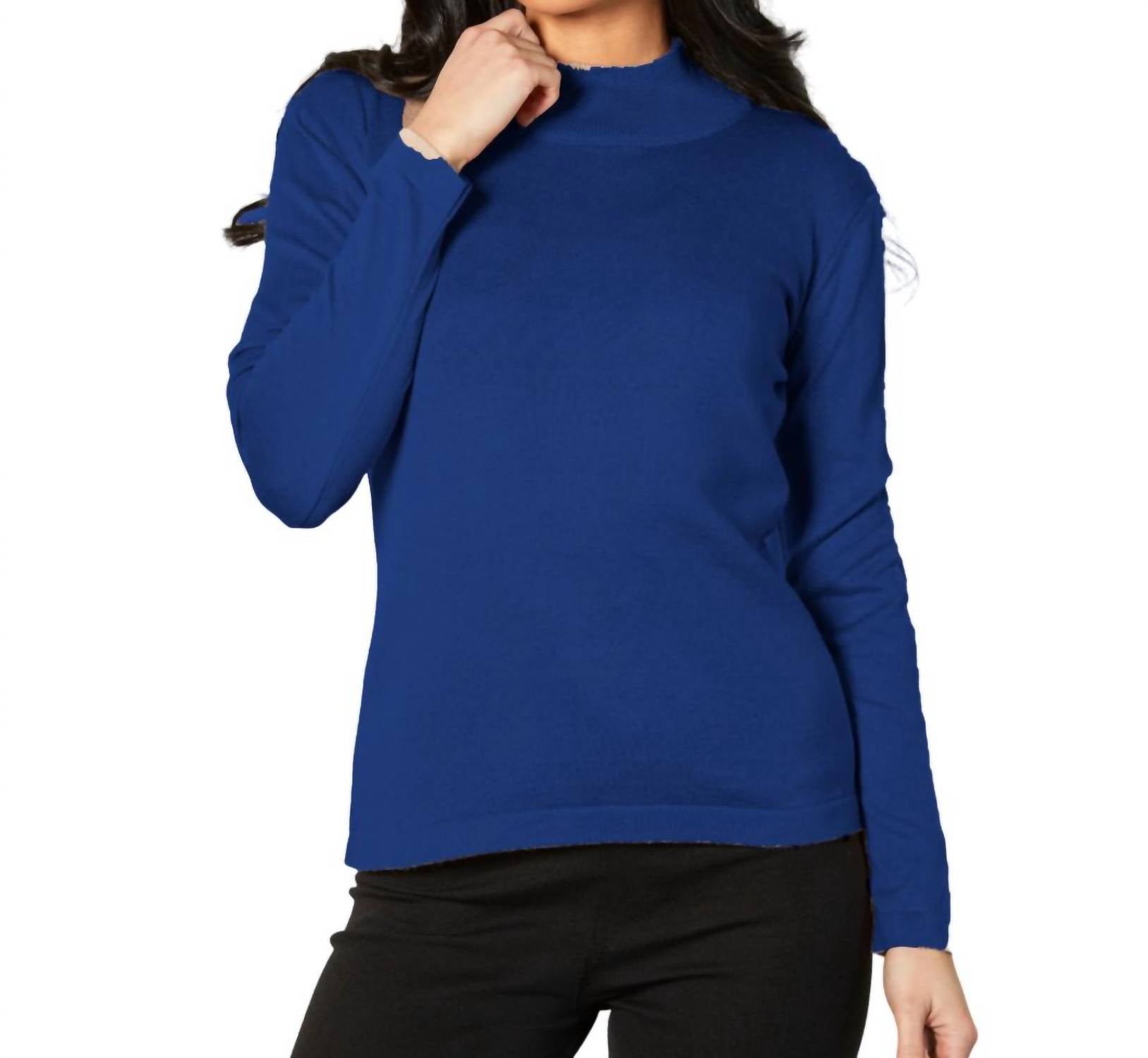 Mock Neck Long Sleeve Top