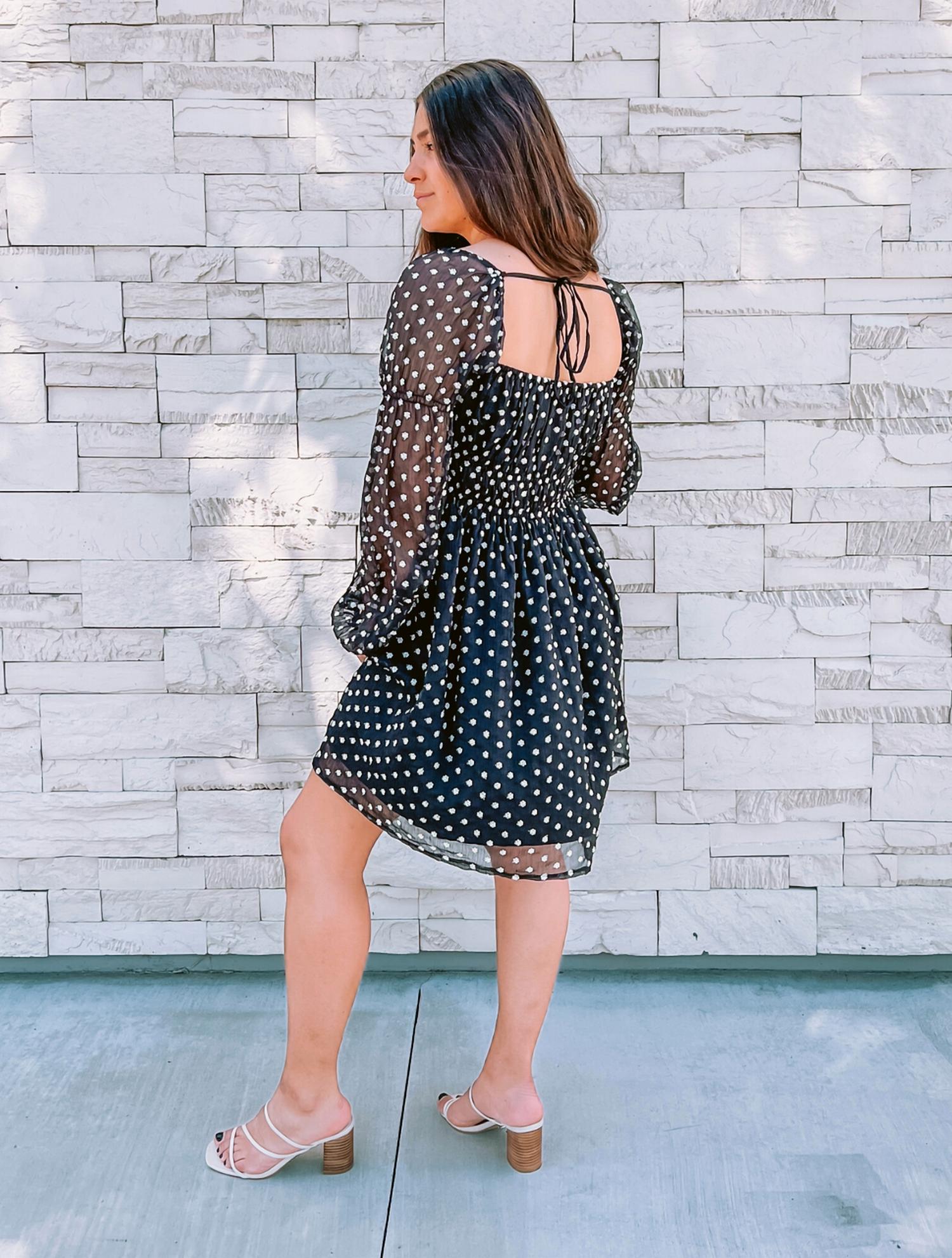 Lucy Paris - Embroidered Flower Dress
