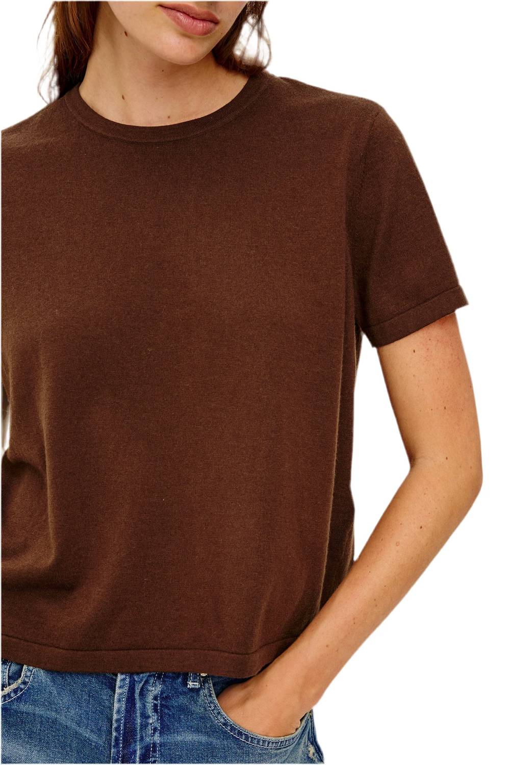 Rails - Cotton Cashmere Short Sleeve Sweater