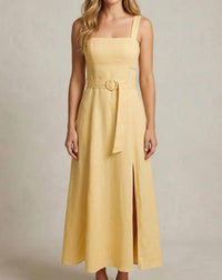Mint Exclusives - Olivia Linen Maxi Dress