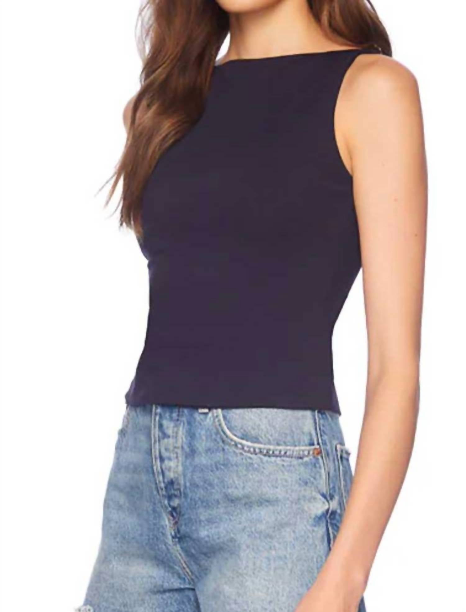 Susana Monaco - Wide Neck Sleeveless Top