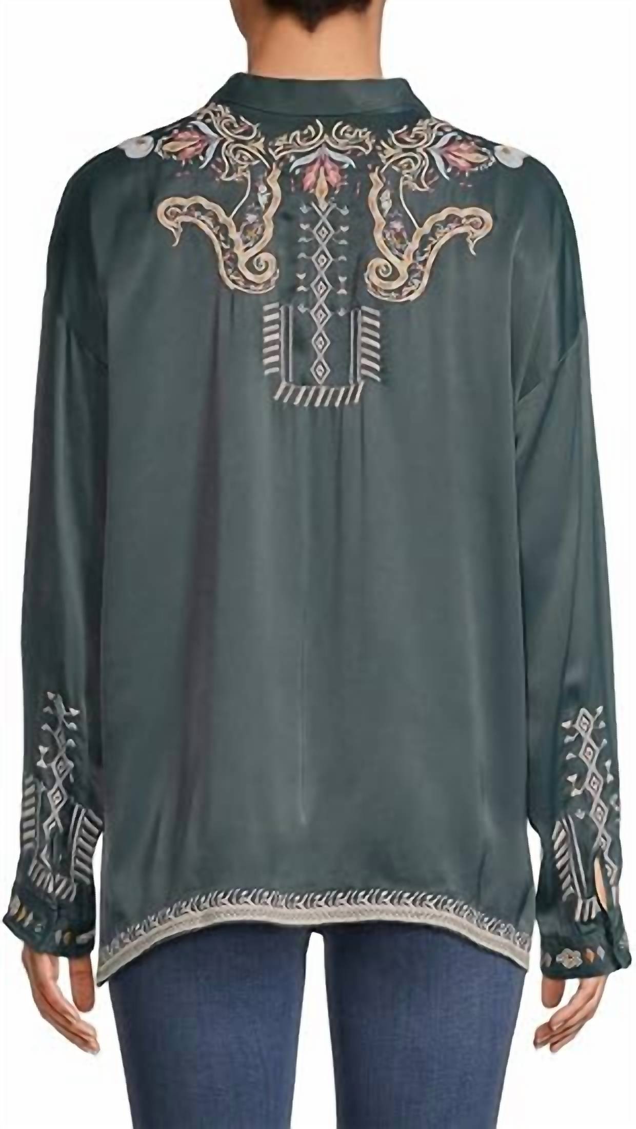 Johnny Was - Women's Tandit Embroidered Blouse