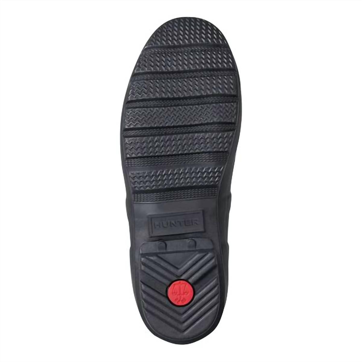 HUNTER Men's Original Short Waterproof Rain Boots in black - men's shoe - view 7