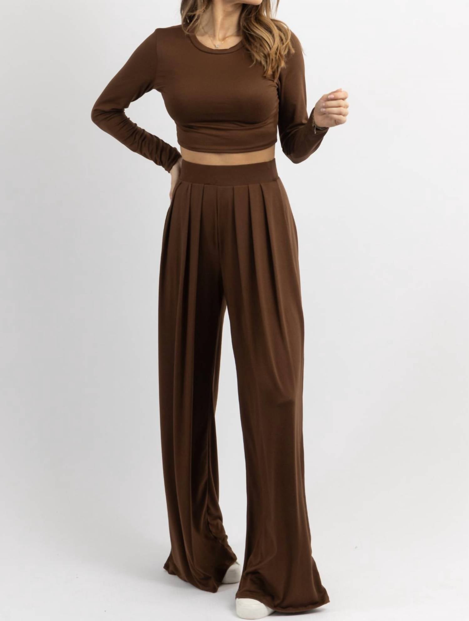Win Win Apparel - Butter Soft Palazzo Pant Set