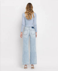 Vervet By Flying Monkey - Tummy Control Super High Rise Wide Leg Jeans