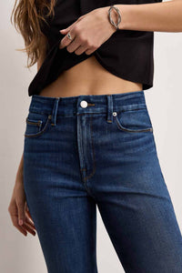 Good American - Legs Cropped Mini Boot Jeans