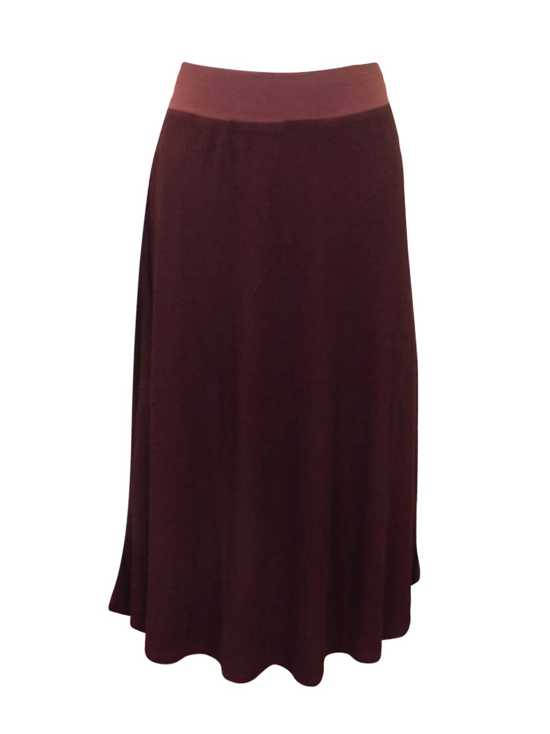 Ribbed Full Skirt