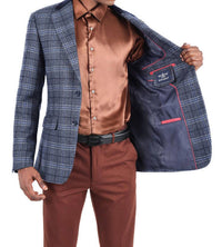 Barabas - Quilted Plaid Blazer