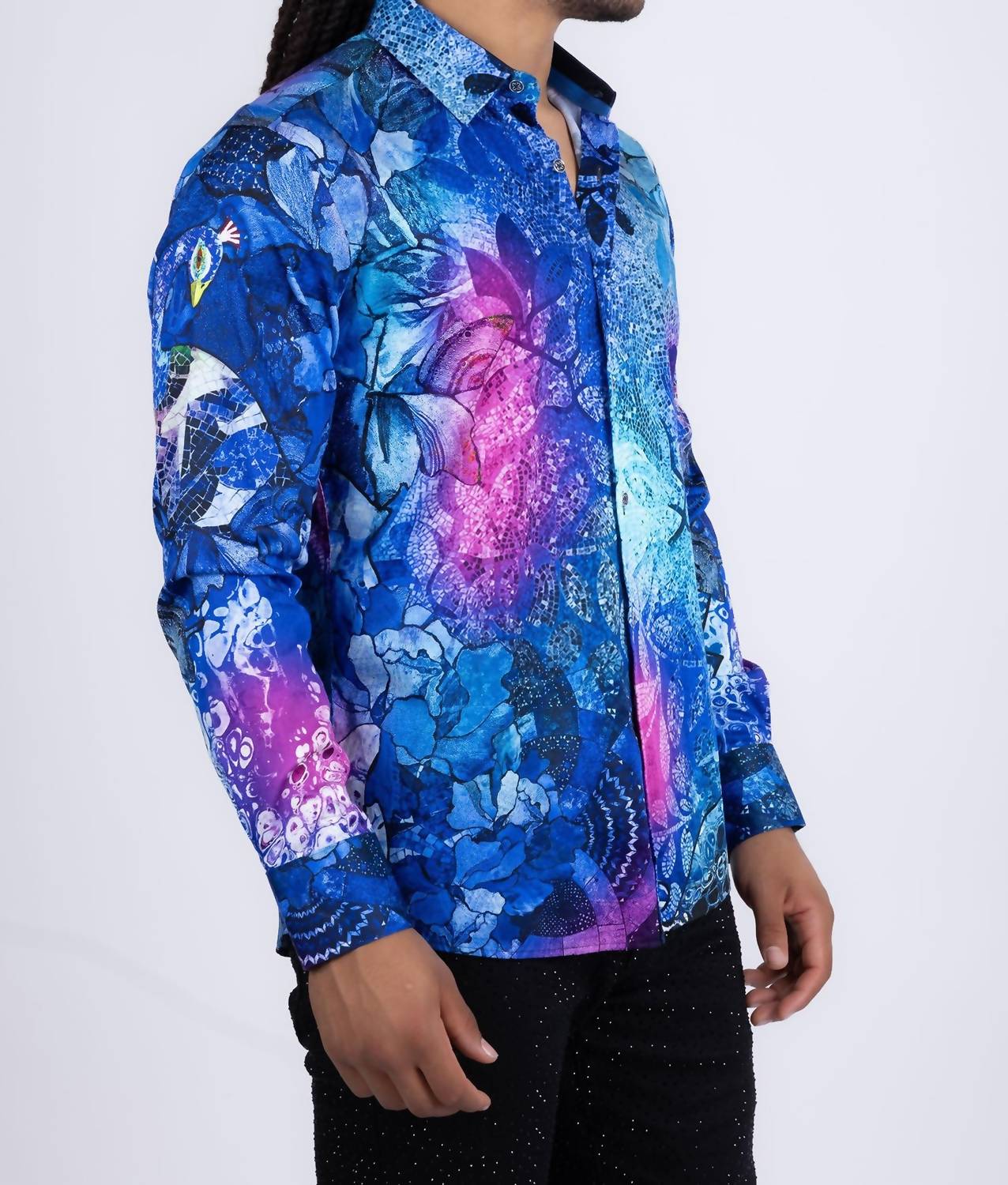 Barabas - Roma Peacock Long Sleeve Shirt