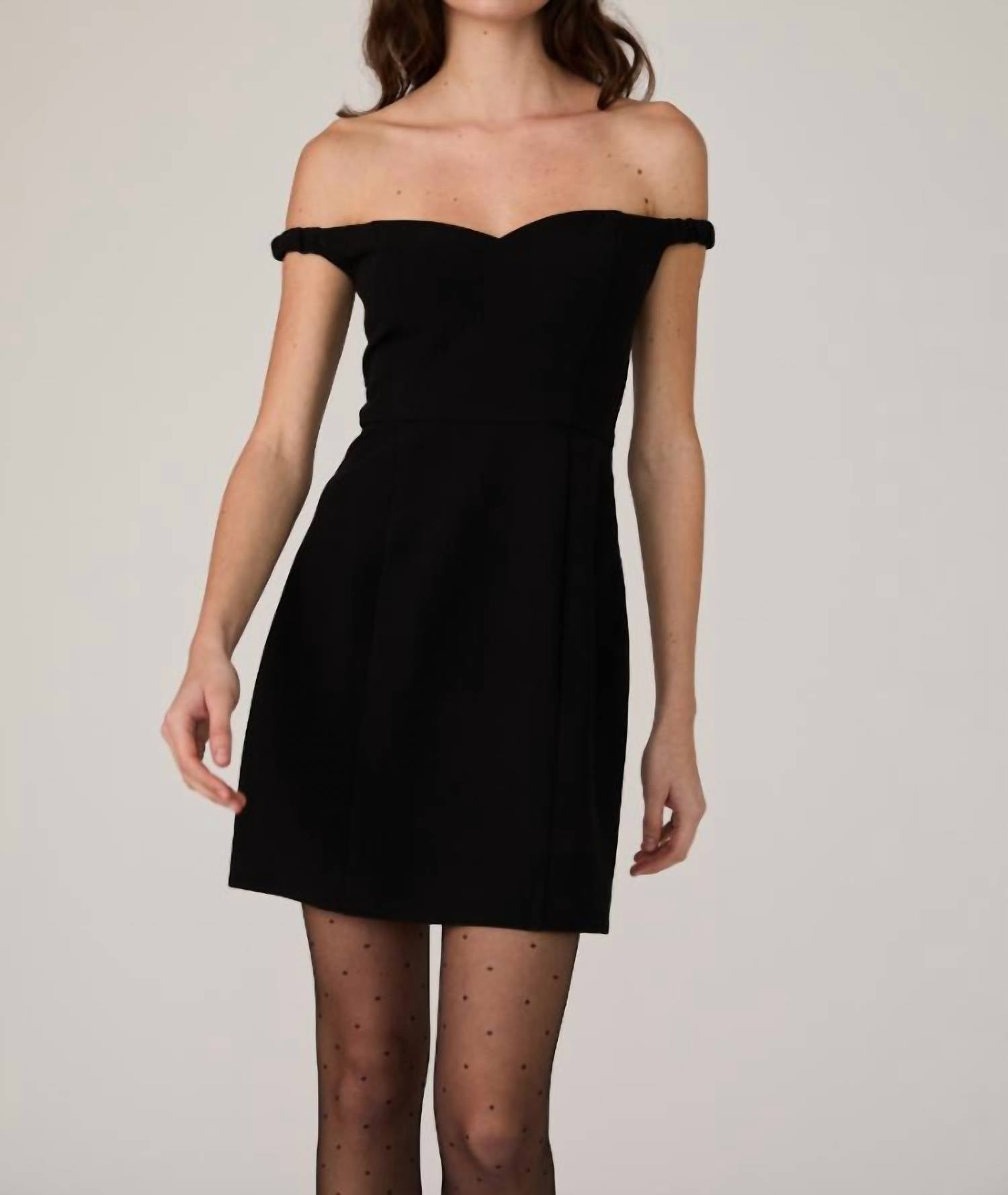 French Connection - Azra Sweetheart Neck Mini Dress