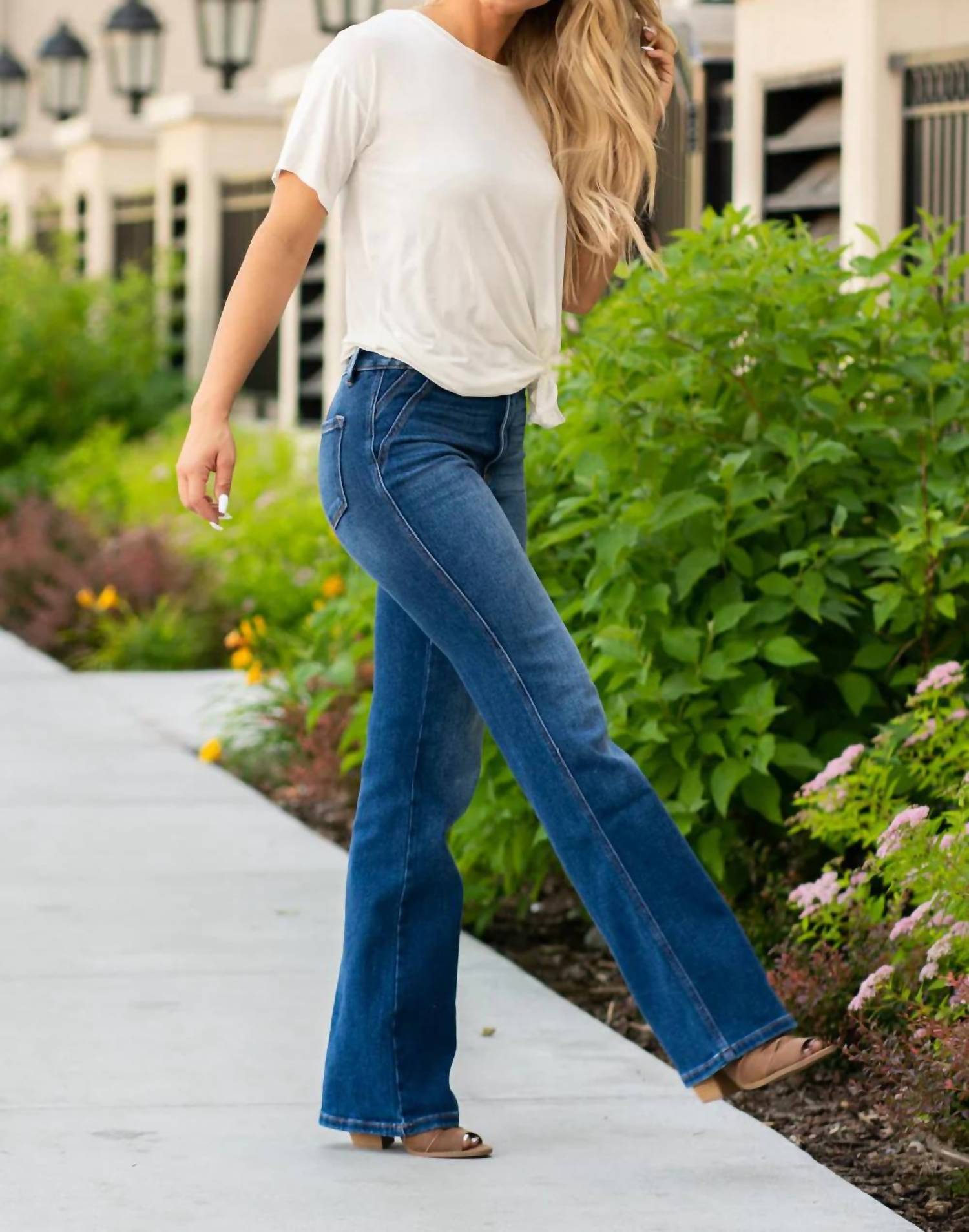 Kancan - Misty Ultra High Rise Wide Flare Jeans
