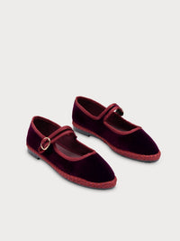 Flabelus - Women's Velvet Mary Jane Shoes