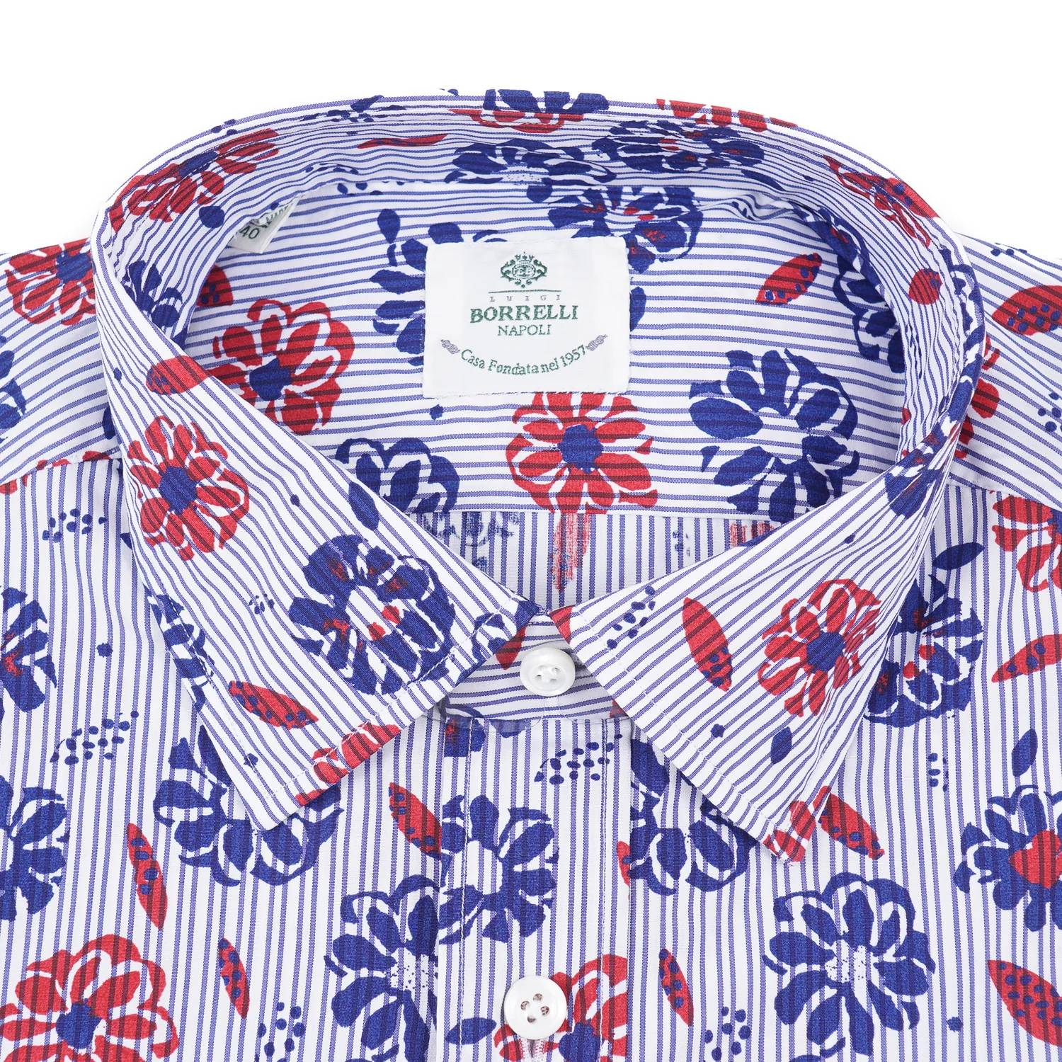 Luigi Borrelli Napoli - Men's Slim-fit Lightweight Cotton Shirt
