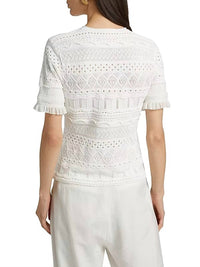 Milly - Smocked Pointelle Top