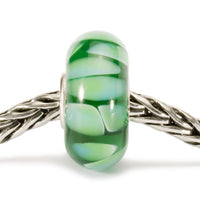 Trollbeads Women's Shadow Glass Bead Charm in green - women's accessory - detail view