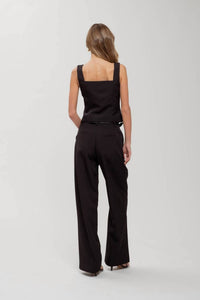 The Workshop Studio - PLEATED WIDE LEG DRESS PANTS