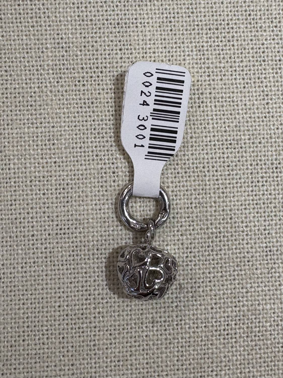 Story Jewellery - Women's Heart Apple Drop Charm
