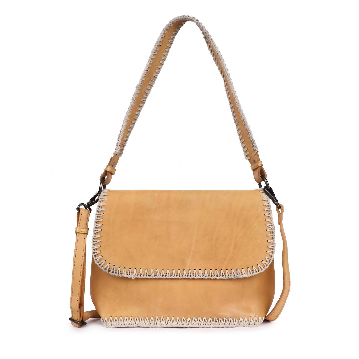 Latico - Women's Ambrose Handcrafted Leather Shoulder Crossbody Bag