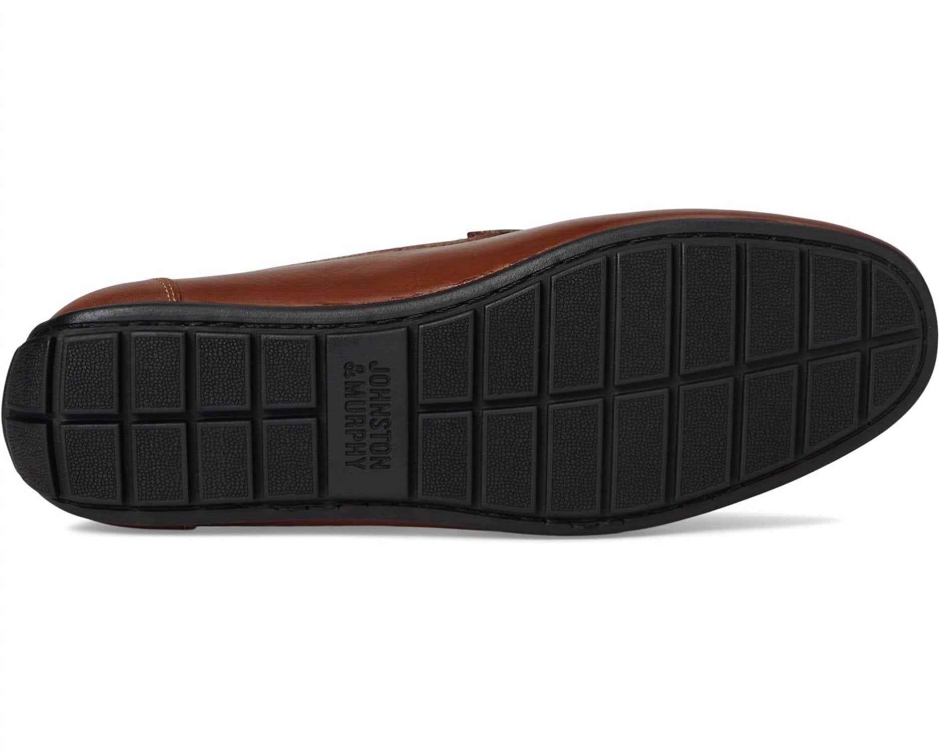 JOHNSTON & MURPHY Men's Beck Venetian Loafer in tan full grain - men's loafer - view 6