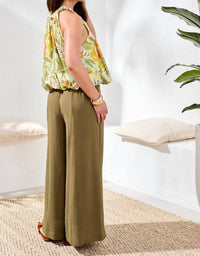 Tribal - Printed Bubble Hem Blouse