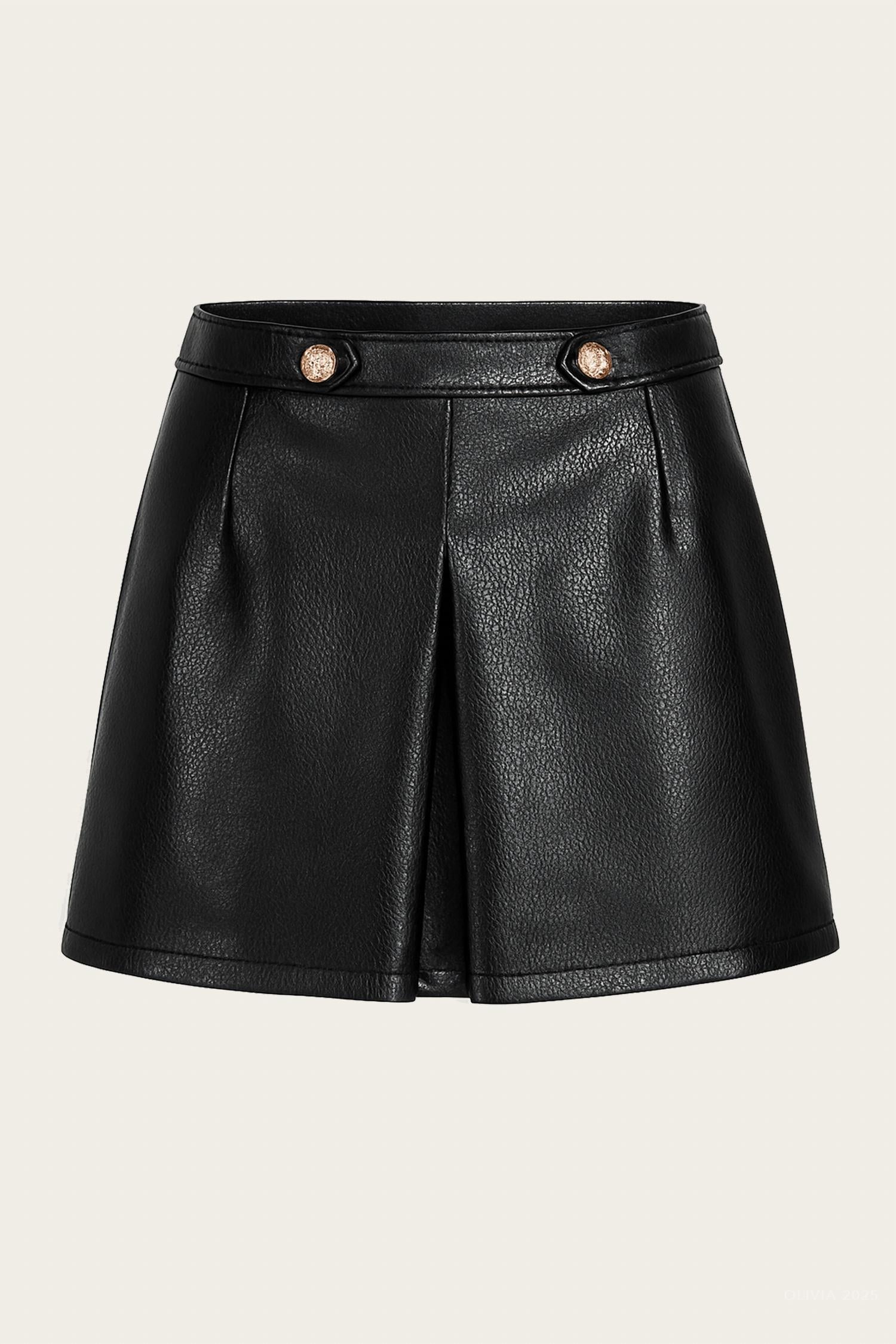 Cinq A Sept - Diane Faux Leather Mini Skirt