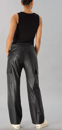Lola & Sophie - Vegan Leather Cargo Pant