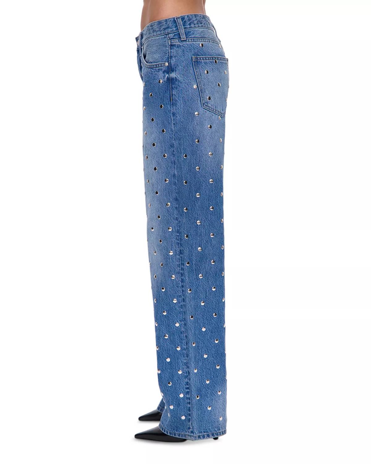 Pistola - Hendrix Embellished Rivets Jeans