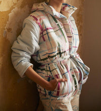 Alexandra Bueno Women's Manati Jacket in white multi - women's jacket - alternate view