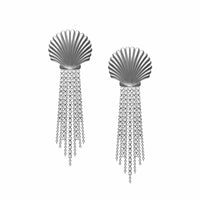 Adriana Pappas - Women's Scallop Shell Drops Earrings