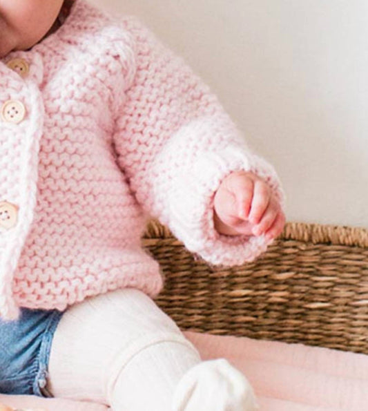 Huggalugs - Baby Girls Knit Sweater