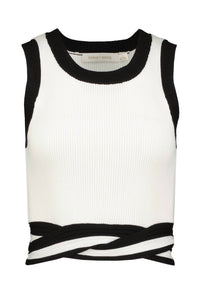 Bishop + Young - Color Block Twist Sweater Tank