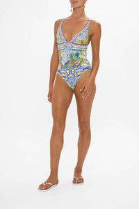 Camilla - Eyelet Tie Triangle One Piece