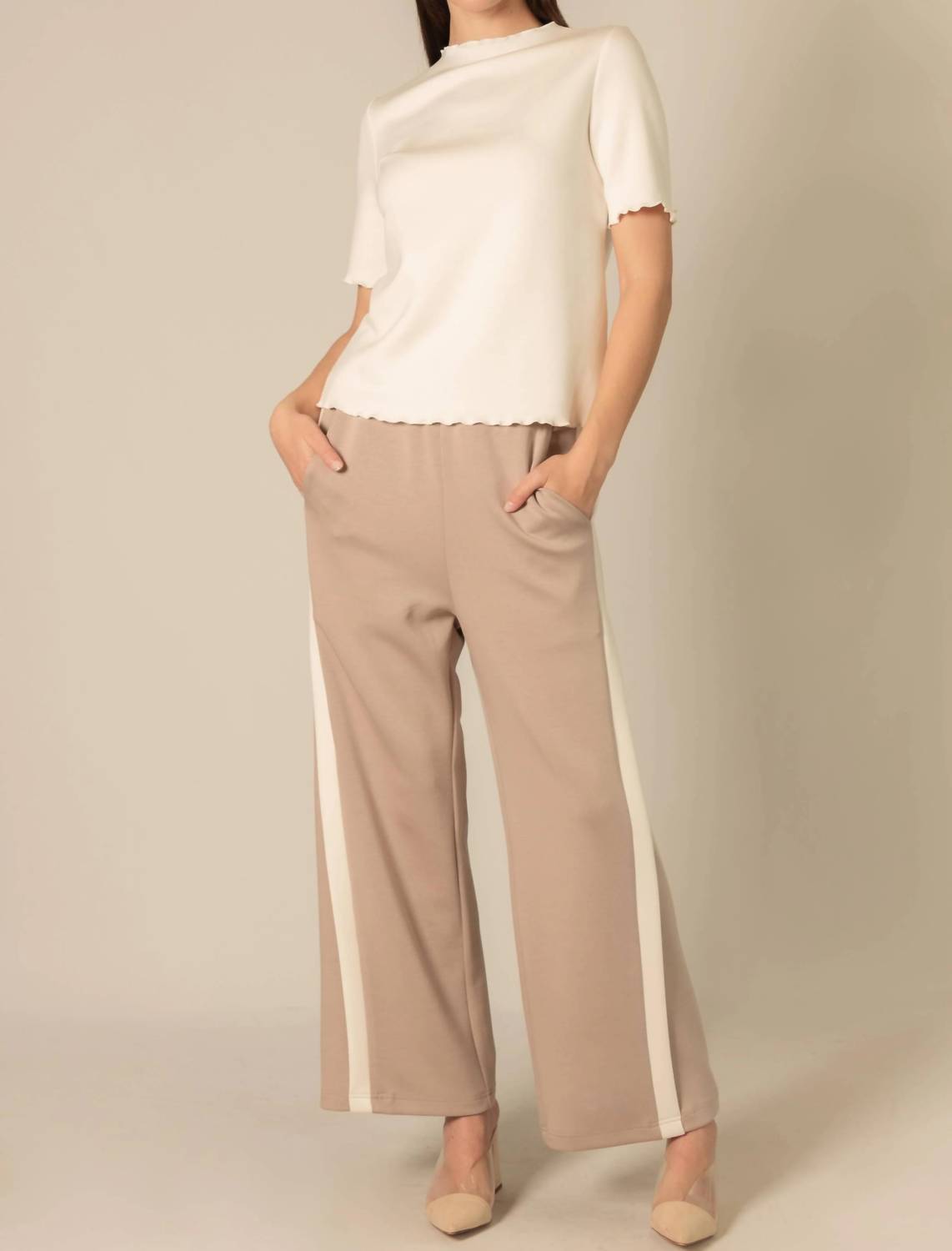 P.Cill - Butter Modal Double Side Stripe Pants