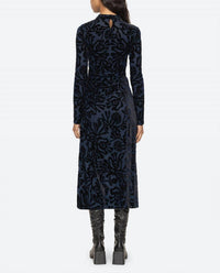 Sea - Alia Stretch Burnout Velvet Dress